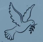 church - dove w-olive branch